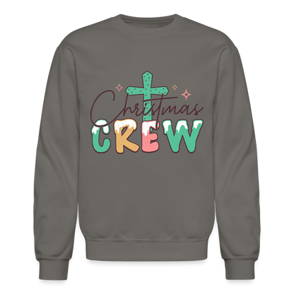 Christian Christmas Crew - Crewneck Sweatshirt - asphalt gray