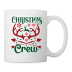Christmas Crew Coffee Mug - Reindeer Antlers & Hearts
