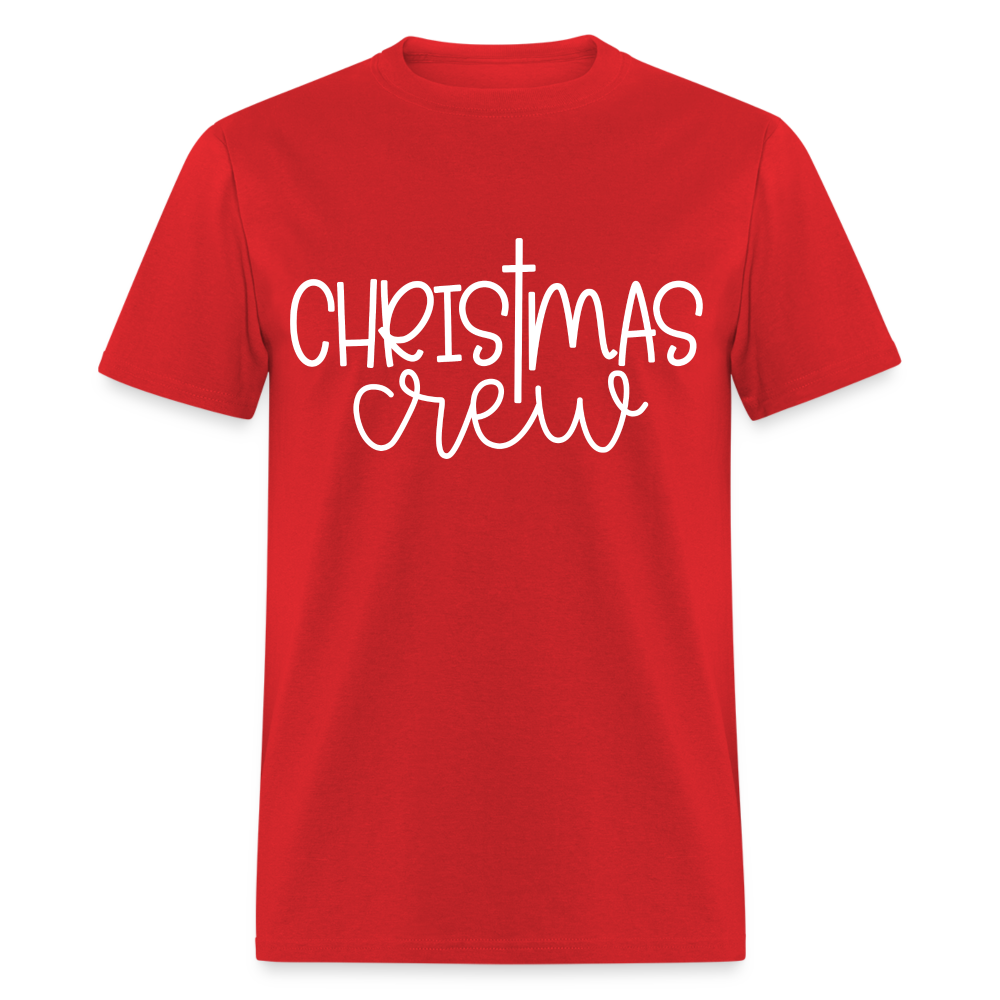 Christmas Crew T-Shirt - Religious - red