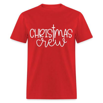 Christmas Crew T-Shirt - Religious - red