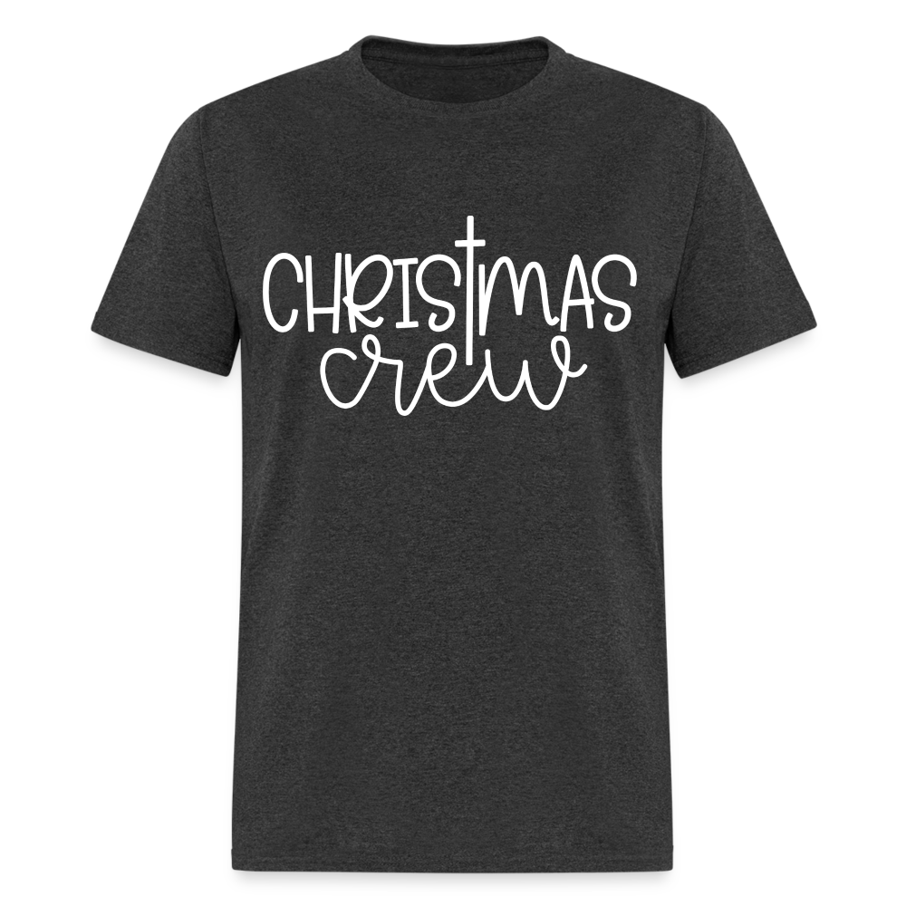 Christmas Crew T-Shirt - Religious - heather black