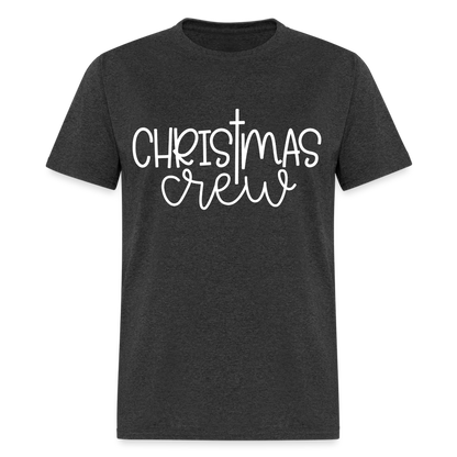 Christmas Crew T-Shirt - Religious - heather black