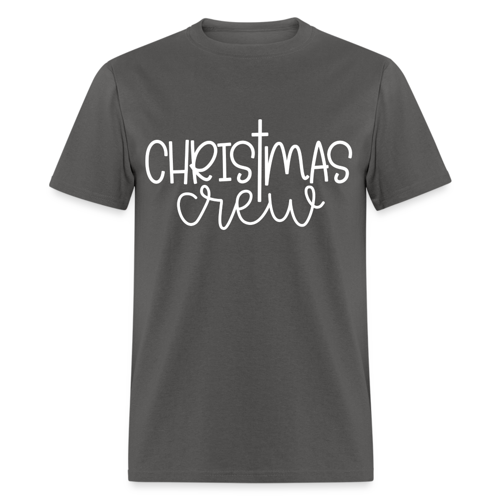 Christmas Crew T-Shirt - Religious - charcoal