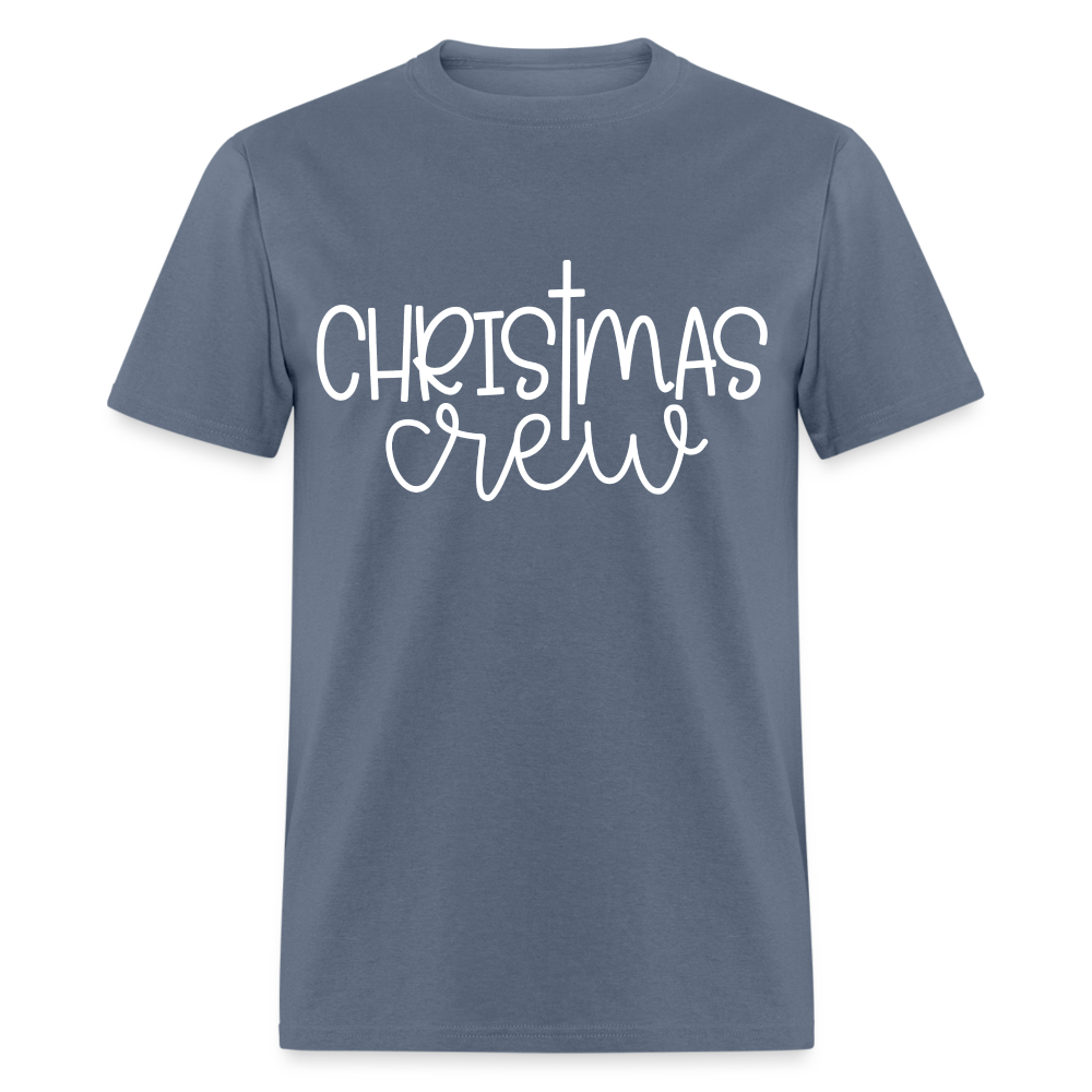 Christmas Crew T-Shirt - Religious - denim