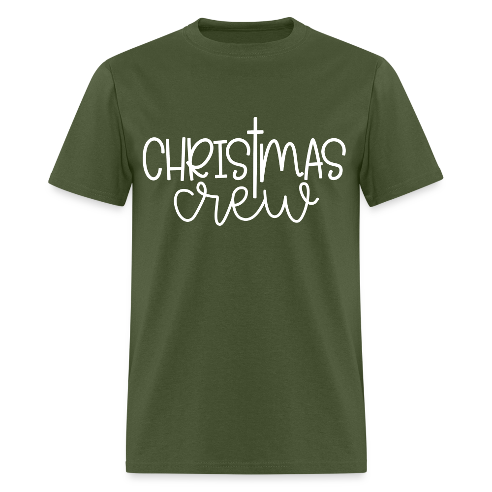 Christmas Crew T-Shirt - Religious - military green