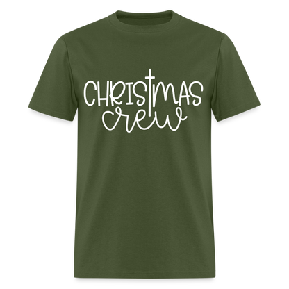Christmas Crew T-Shirt - Religious - military green