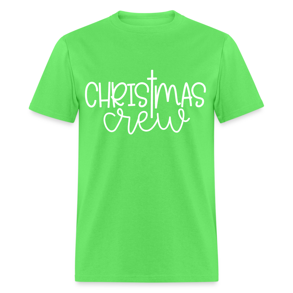 Christmas Crew T-Shirt - Religious - kiwi