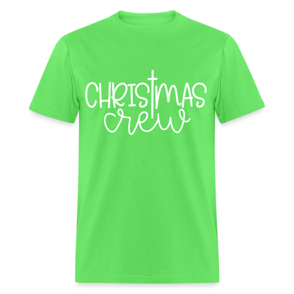 Christmas Crew T-Shirt - Religious - kiwi