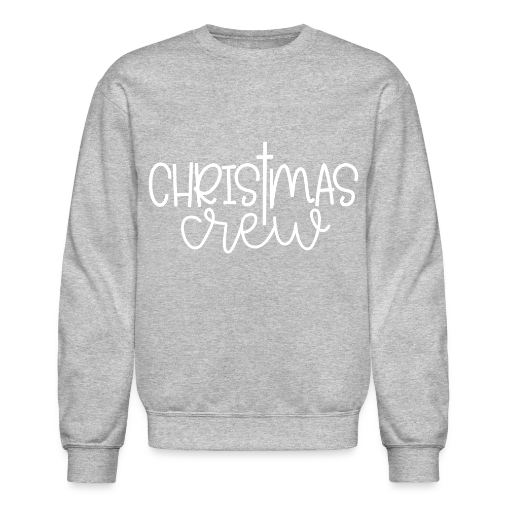Christmas Crew Sweatshirt - Religious - heather gray