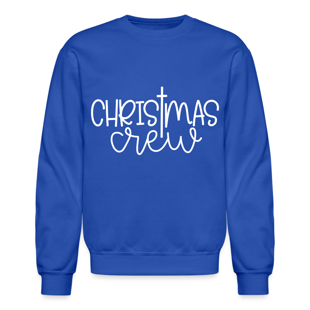 Christmas Crew Sweatshirt - Religious - royal blue
