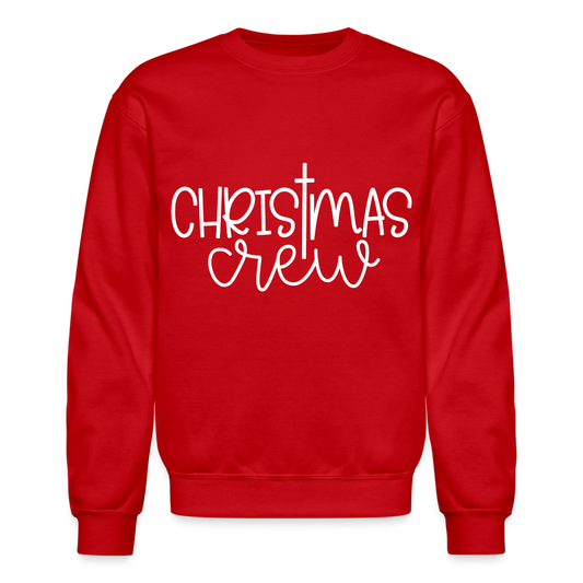 Christmas Crew Sweatshirt - Religious - red