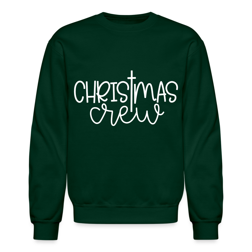 Christmas Crew Sweatshirt - Religious - forest green