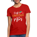 First Christmas As Mom Women's Contoured T-Shirt