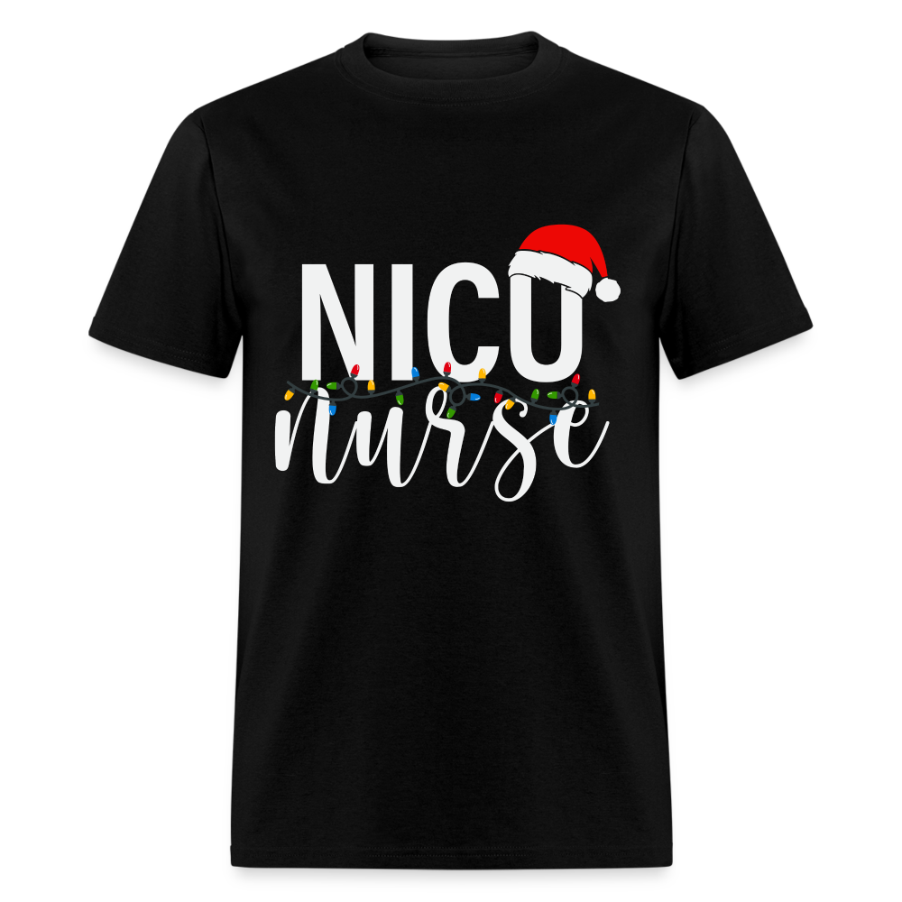 NICU Nurse - Christmas T-Shirt - black