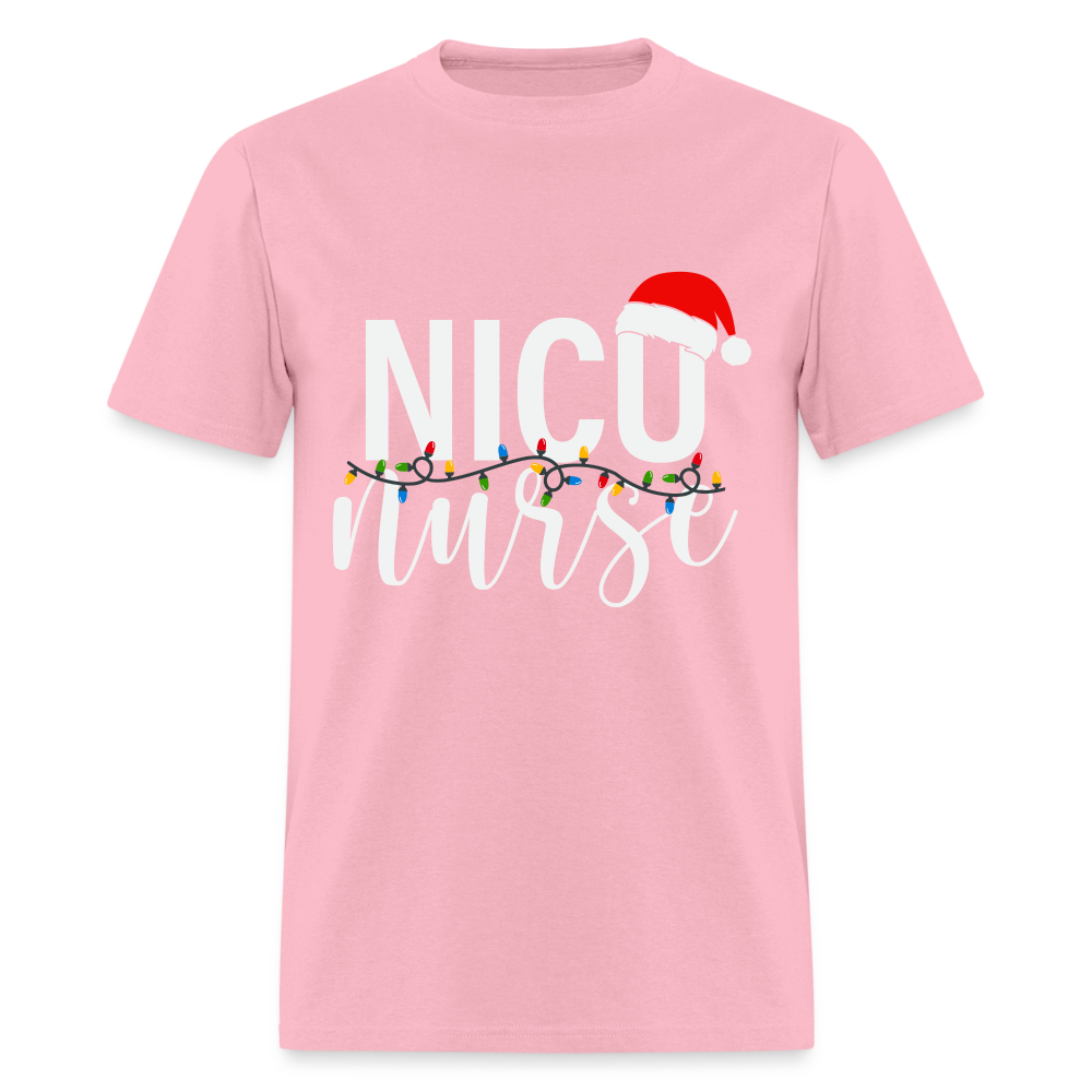 NICU Nurse - Christmas T-Shirt - pink