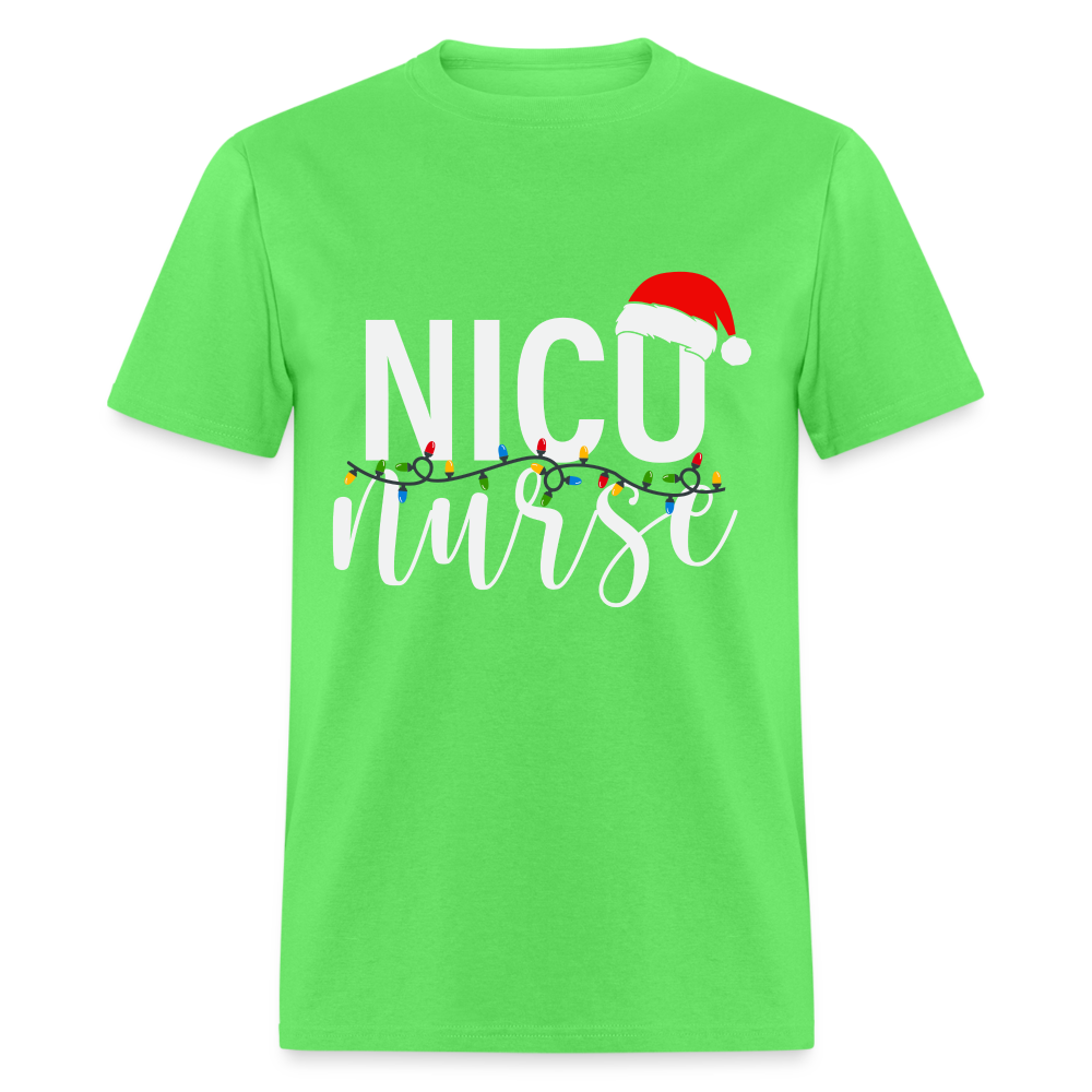 NICU Nurse - Christmas T-Shirt - kiwi