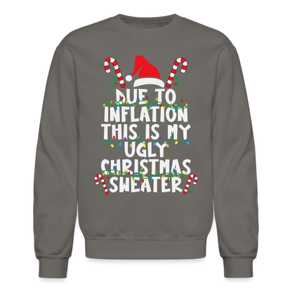 Due To Inflation This Is My Ugly Christmas Sweater - asphalt gray