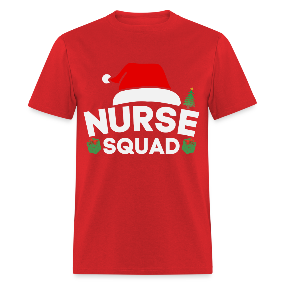 Nurse Squad - Christmas T-Shirt - red