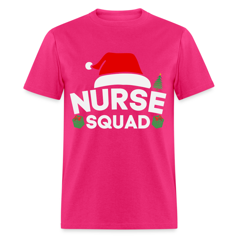 Nurse Squad - Christmas T-Shirt - fuchsia