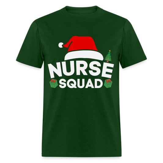 Nurse Squad - Christmas T-Shirt - forest green