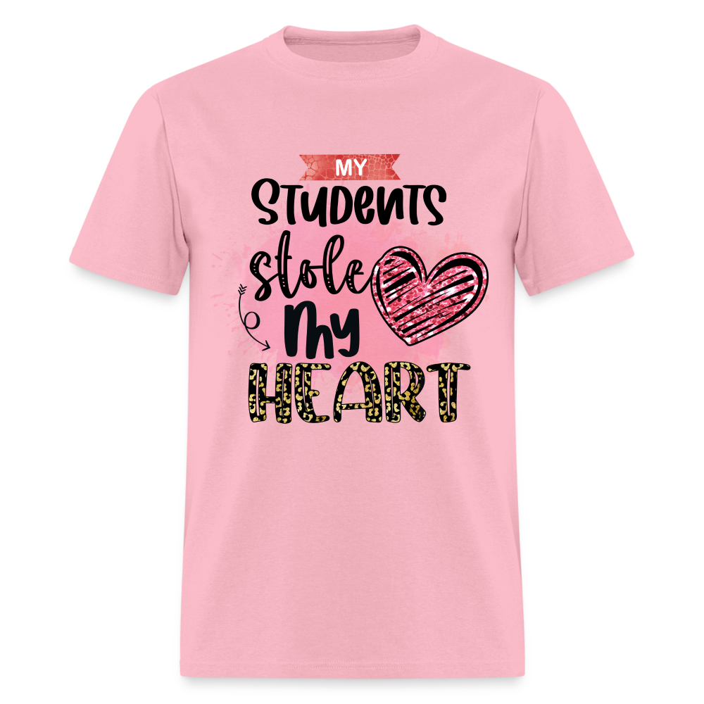 My Students Stole My Heart T-Shirt - pink