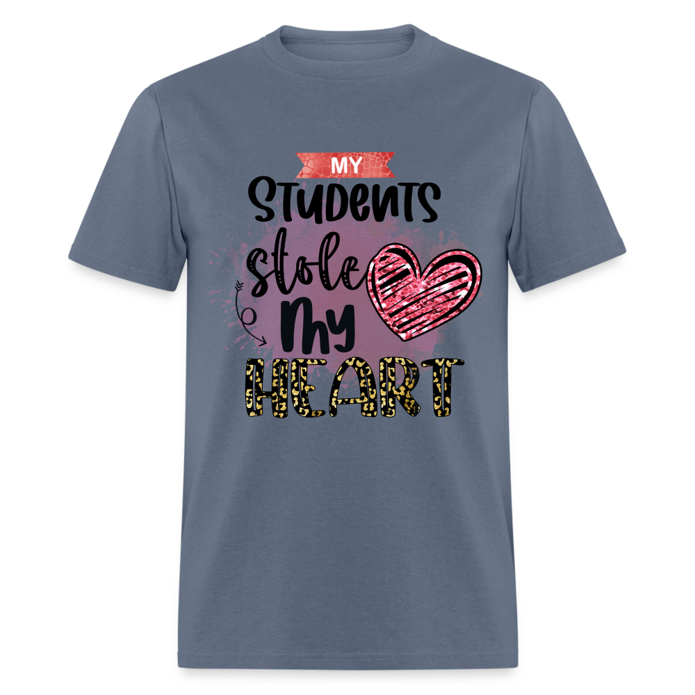 My Students Stole My Heart T-Shirt - denim