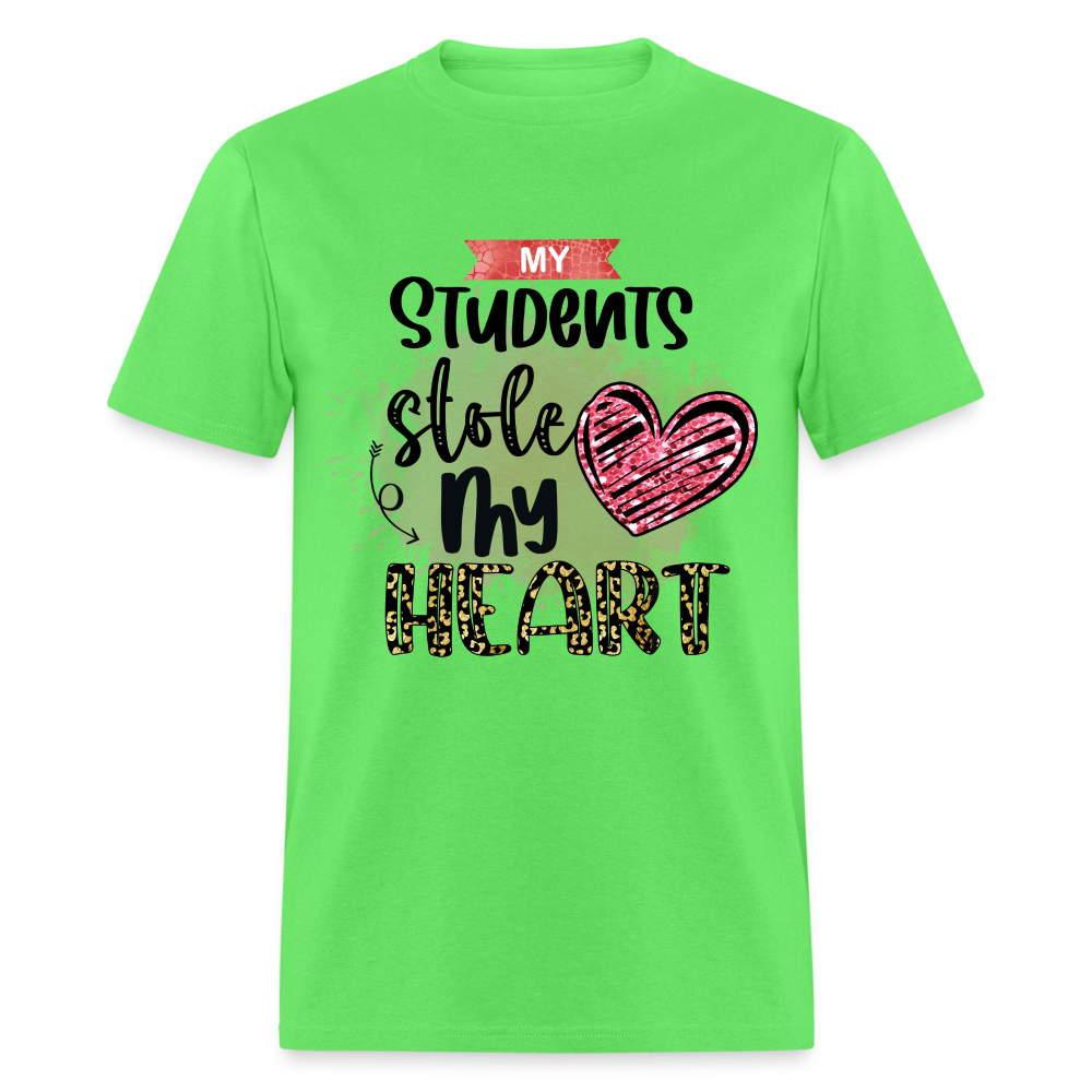My Students Stole My Heart T-Shirt - kiwi
