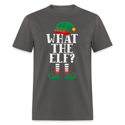 What The Elf T-Shirt (Christmas) - charcoal