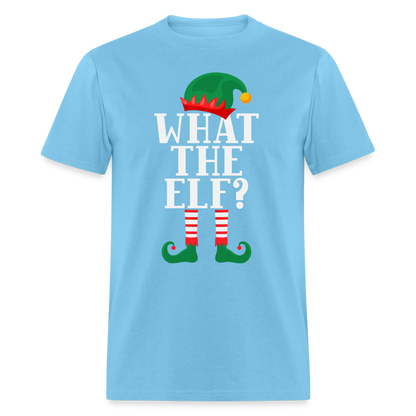 What The Elf T-Shirt (Christmas) - aquatic blue