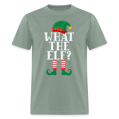 What The Elf T-Shirt (Christmas) - sage