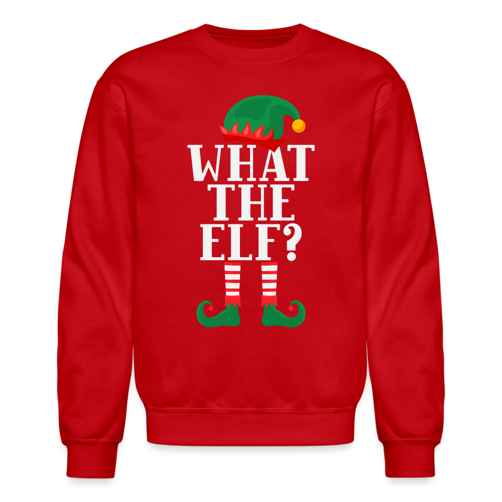 What The Elf Sweatshirt (Christmas) - red