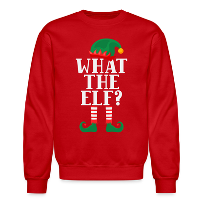 What The Elf Sweatshirt (Christmas) - red