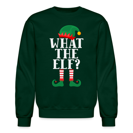 What The Elf Sweatshirt (Christmas) - forest green