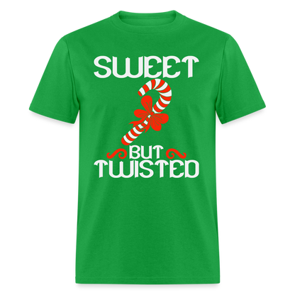 Sweet But Twisted T-Shirt (Candy Cane) - bright green