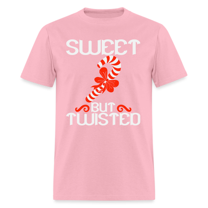 Sweet But Twisted T-Shirt (Candy Cane) - pink