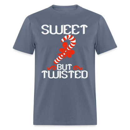 Sweet But Twisted T-Shirt (Candy Cane) - denim