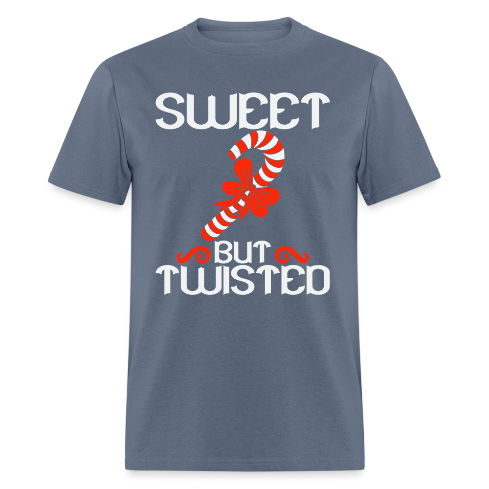 Sweet But Twisted T-Shirt (Candy Cane) - denim