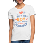 There's This Boy Who Stole My Heart, He Call Me Mom Women's T-Shirt