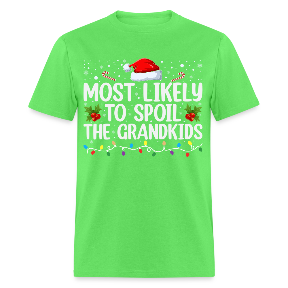 Most Likely to Spoil the Grandkids T-Shirt (Christmas) - kiwi