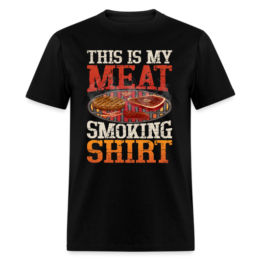 This Is My Meat Smoking Shirt (BBQ T-Shirt) - black