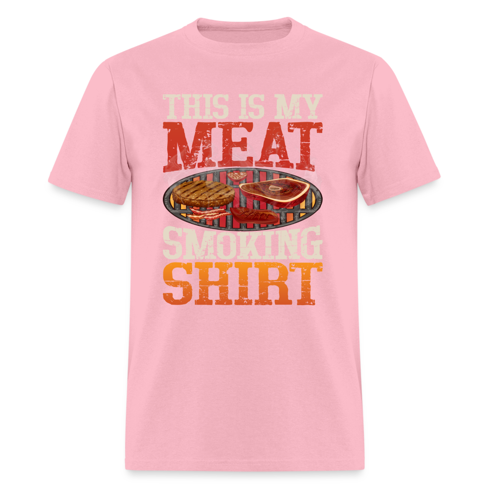 This Is My Meat Smoking Shirt (BBQ T-Shirt) - pink