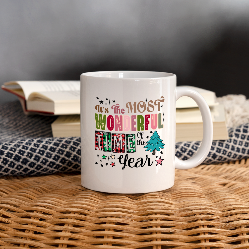 It's the Most Wonderful Time of the Year - Coffee Mug (Christmas) - white