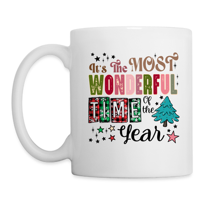 It's the Most Wonderful Time of the Year - Coffee Mug (Christmas) - white