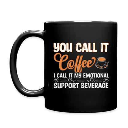 Coffee My Emotional Support Beverage Mug - black