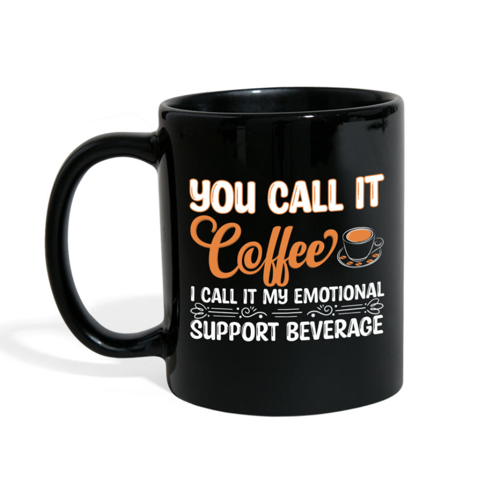 Coffee My Emotional Support Beverage Mug - black