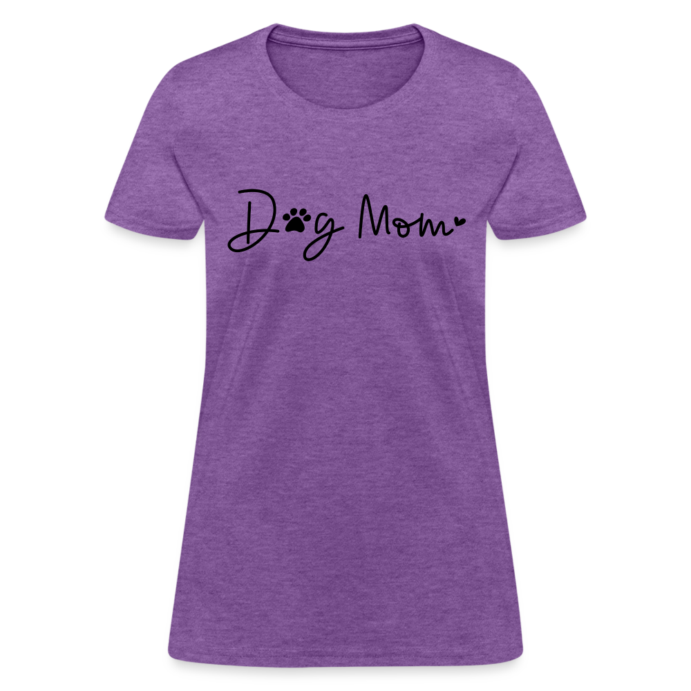 Dog Mom (Women's T-Shirt) - purple heather