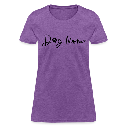 Dog Mom (Women's T-Shirt) - purple heather