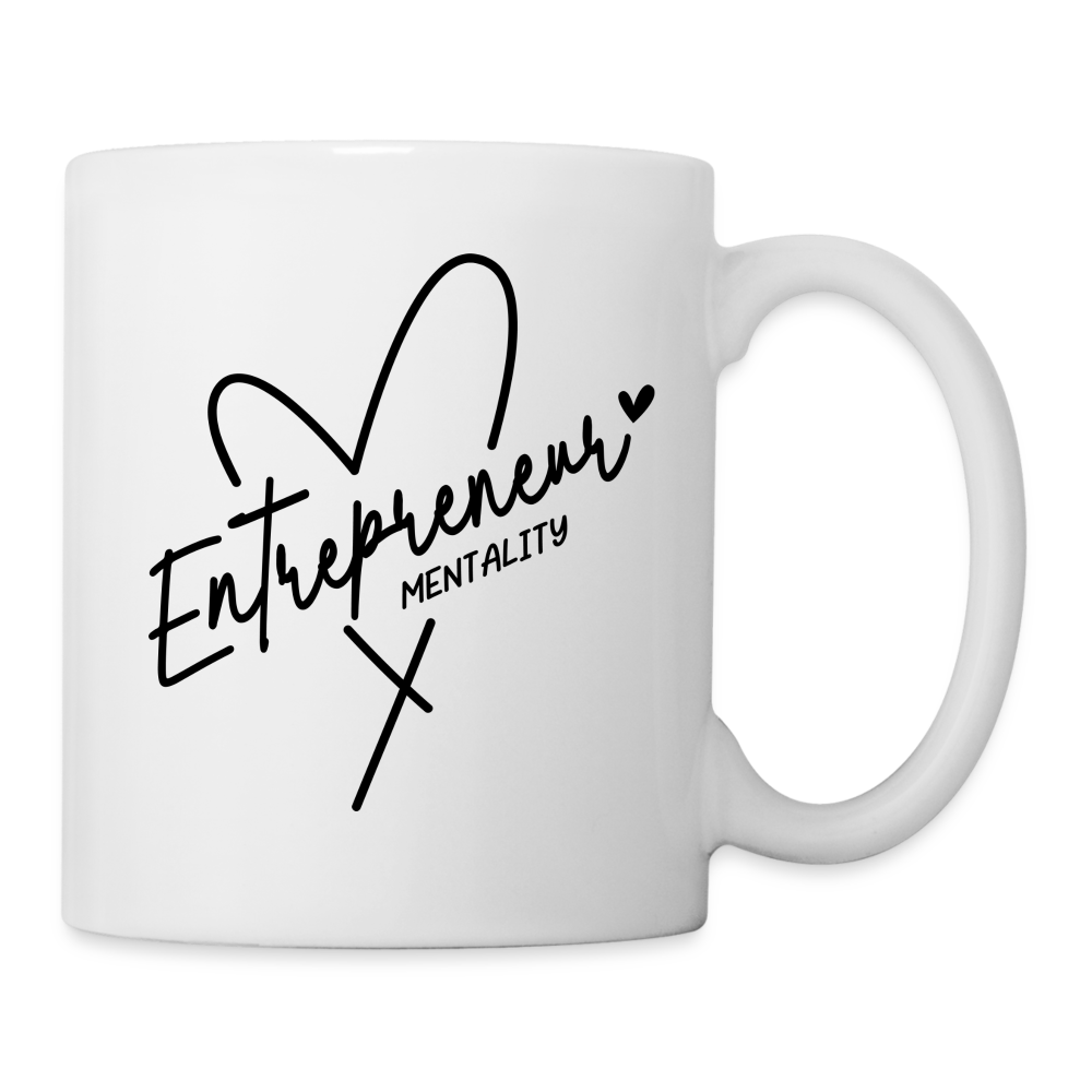 Entrepreneur Mentality Coffee Mug - white