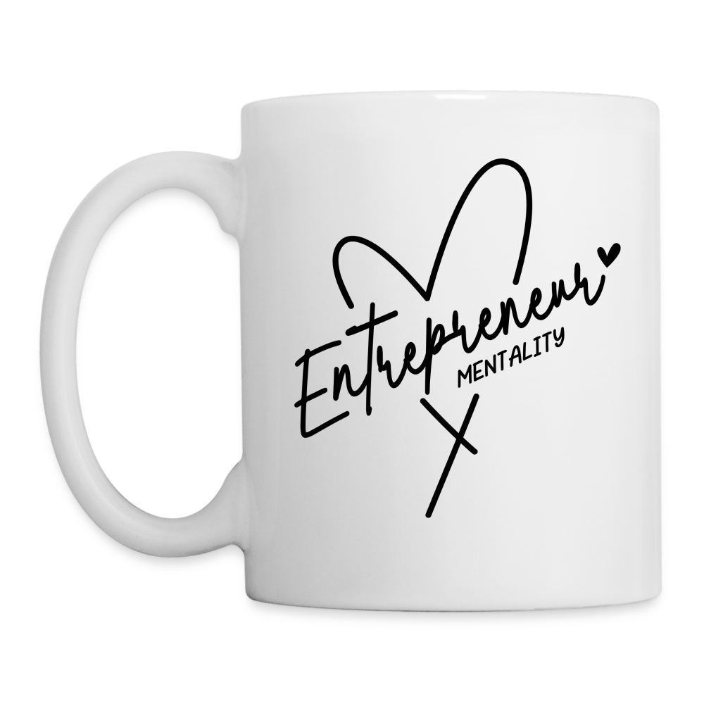 Entrepreneur Mentality Coffee Mug - white