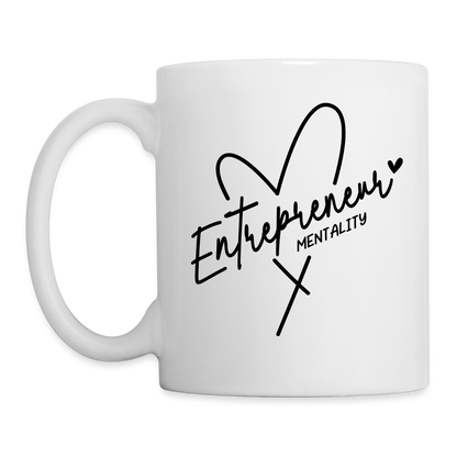 Entrepreneur Mentality Coffee Mug - white
